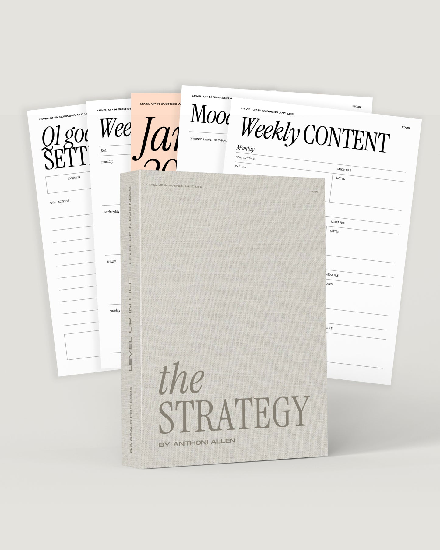 The Strategy Journal (Beige)